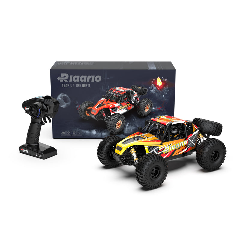 Rlaarlo 1/12 RTR Brushless RC Desert Truck , Max 45MPH Fast RC Cars，AM-D12