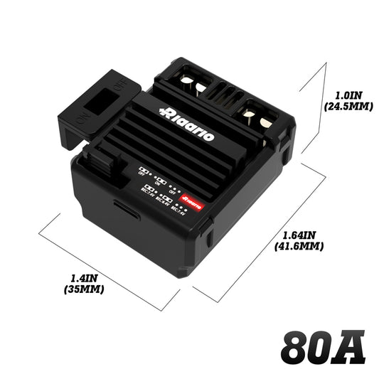 80A Brushed Waterproof 2S ESC For AK-917