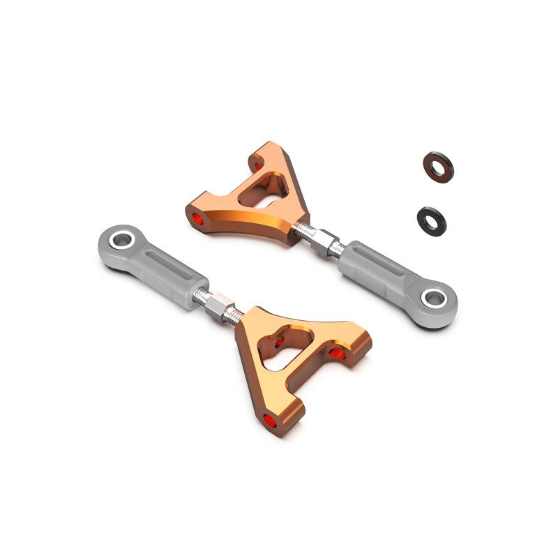 Rear Upper Suspension Arm Set-Orange For 1/10 Scale On-Road Cars